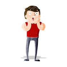 cartoon gasping man N5