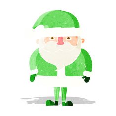 cartoon happy santa claus N8