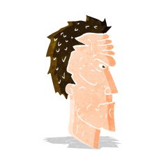 cartoon angry face N9