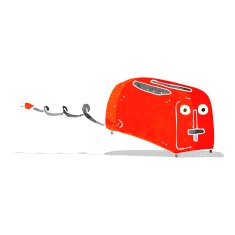 Cartoon Toaster N10