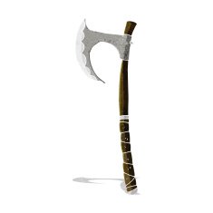 cartoon viking axe N3