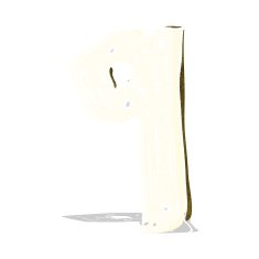 cartoon wooden number N14