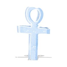 cartoon ankh symbol N3