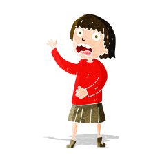 cartoon stressed out woman N8