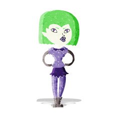 Cartoon Vampire Girl N80