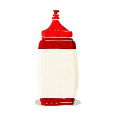 Cartoon Water Bottle N43