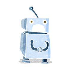 Cartoon Robot N136