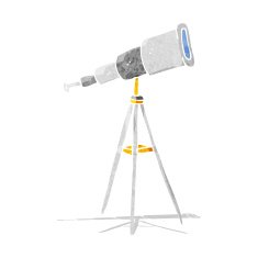 cartoon telescope N5