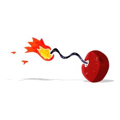 cartoon round bomb N3