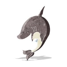 Cartoon Shark N40