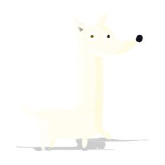 funny cartoon dog N12