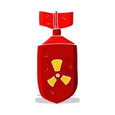 cartoon nuclear bomb N6