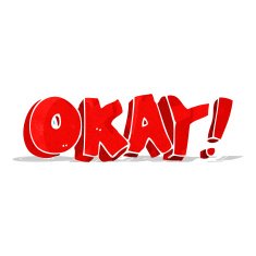 cartoon okay sign N3
