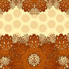 chocolate flower lace pattern