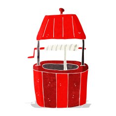 Cartoon Wishing Well N6