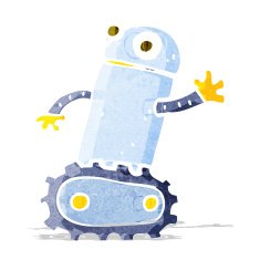 Cartoon Robot N138