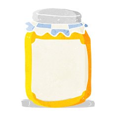 cartoon jar of honey N3