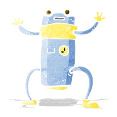 Cartoon Robot N139