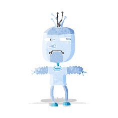 Cartoon Robot N140