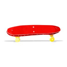 Cartoon Skateboard N27