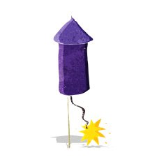 cartoon firework N29