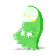 cartoon spooky ghoul N15