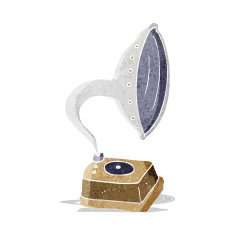 cartoon phonograph N3