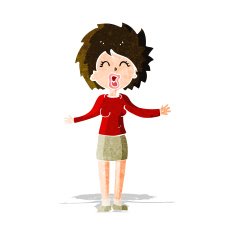 cartoon loud woman N3