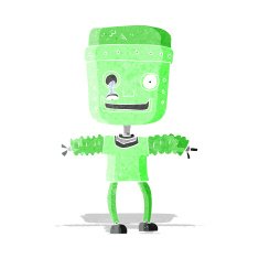 Cartoon Robot N142