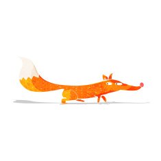 Cartoon little fox N11