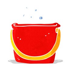 Cartoon Bucket N19