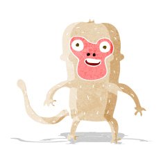Cartoon Monkey N71