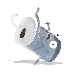cartoon old drinks can N3