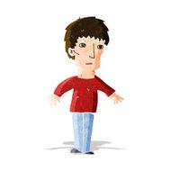 cartoon surprised man N52
