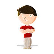 cartoon happy man N157