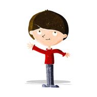 cartoon happy boy N87