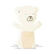 cute cartoon polar bear N19