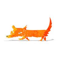 Cartoon little fox N12