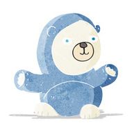 cute cartoon polar bear N21