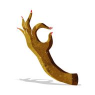 cartoon hand symbol N15