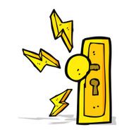 cartoon door knob N9