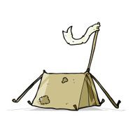 cartoon traditional tent N8