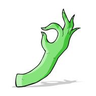 cartoon hand symbol N17