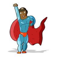 Cartoon superhero N10