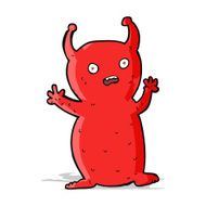 cartoon funny little alien N5