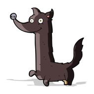 cartoon happy dog N27