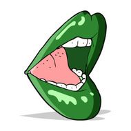 cartoon halloween mouth N7
