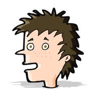 cartoon excited boy N54