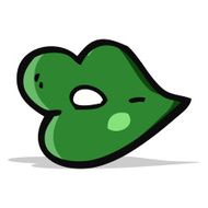 cartoon halloween lips N3