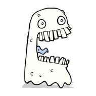 cartoon gross ghost N19